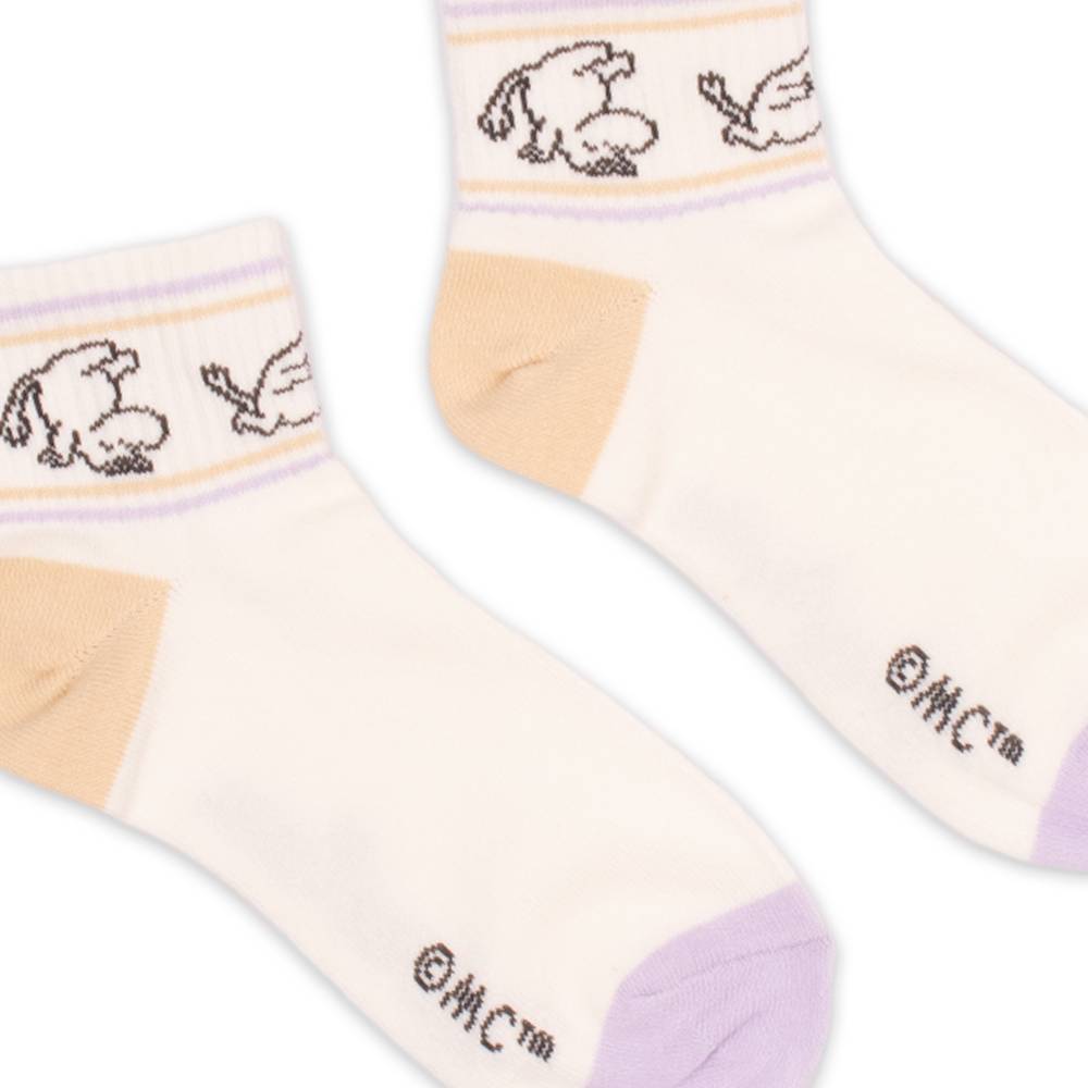 Ankle Socks Retro Moomintroll White