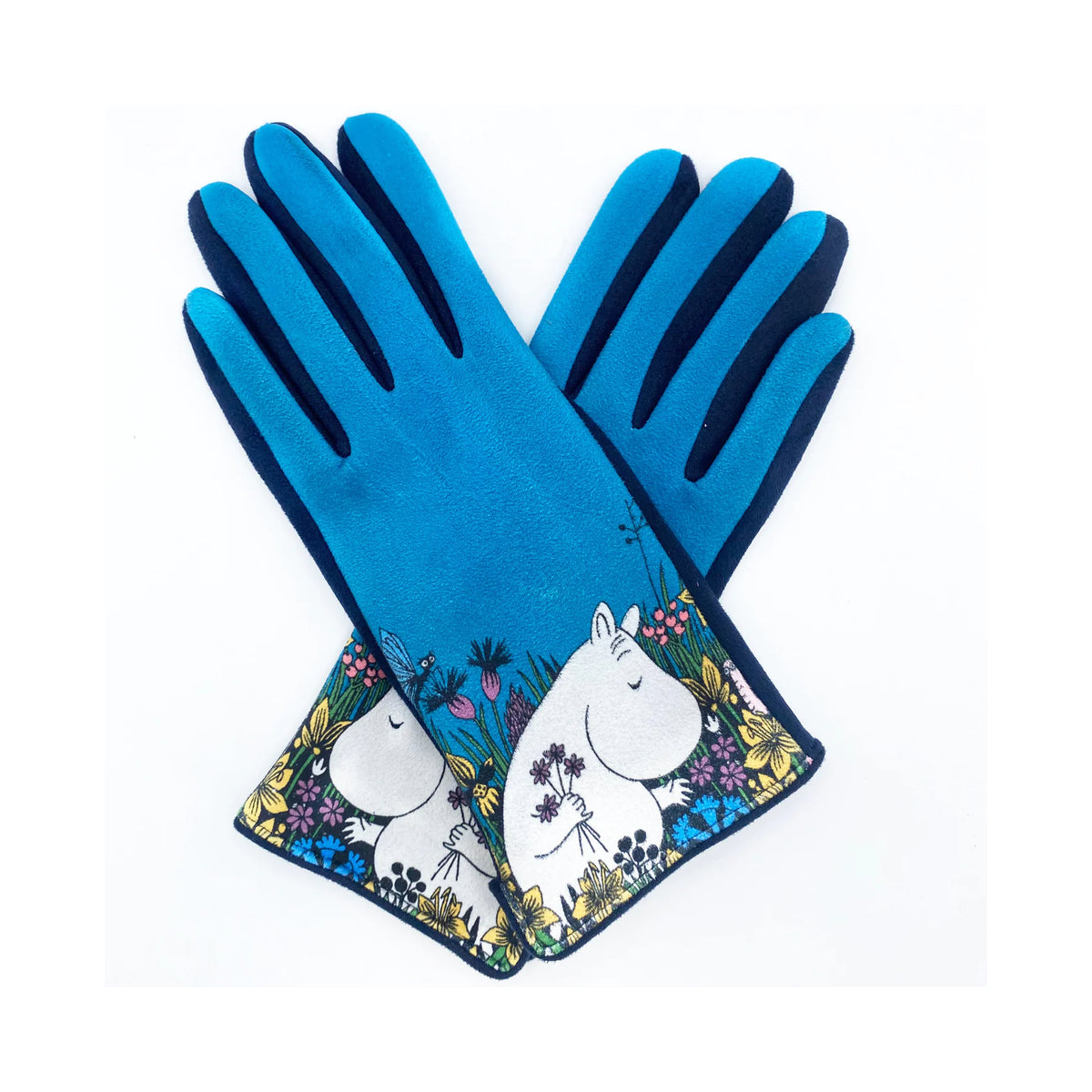 Moomin Gloves Picking Flowers