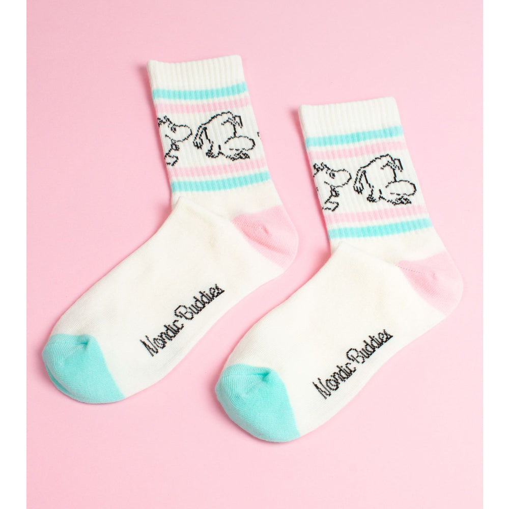 Moomin Socks Retro Moomintroll cartwheel