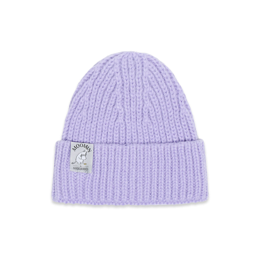 Beanie Adult Moomintroll Lilac Thick Winter