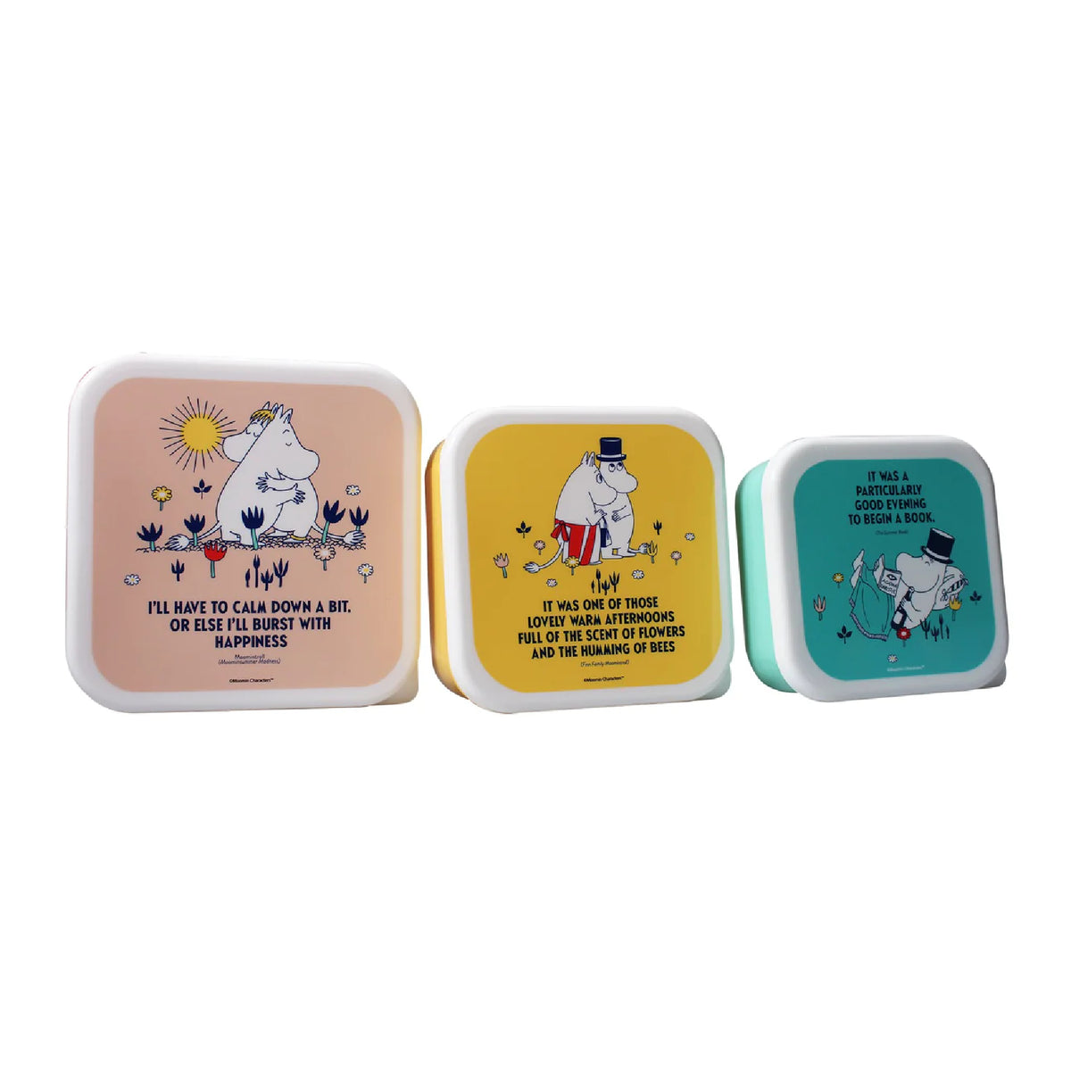 Moomin Snack Boxes Set of 3