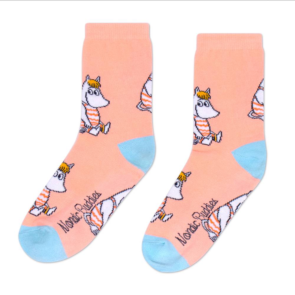 Moomin Socks Snorkmaiden Summer Peach