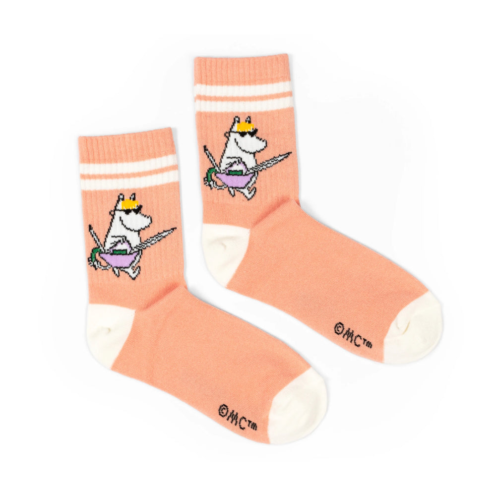 Moomin Socks Retro Snorkmaiden Coral
