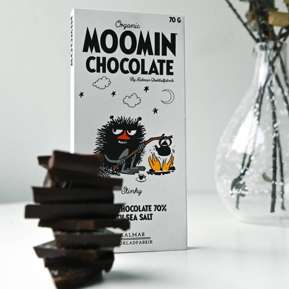 Stinky Dark Chocolate with Sea Salt - Kalmar Chokladfabrik