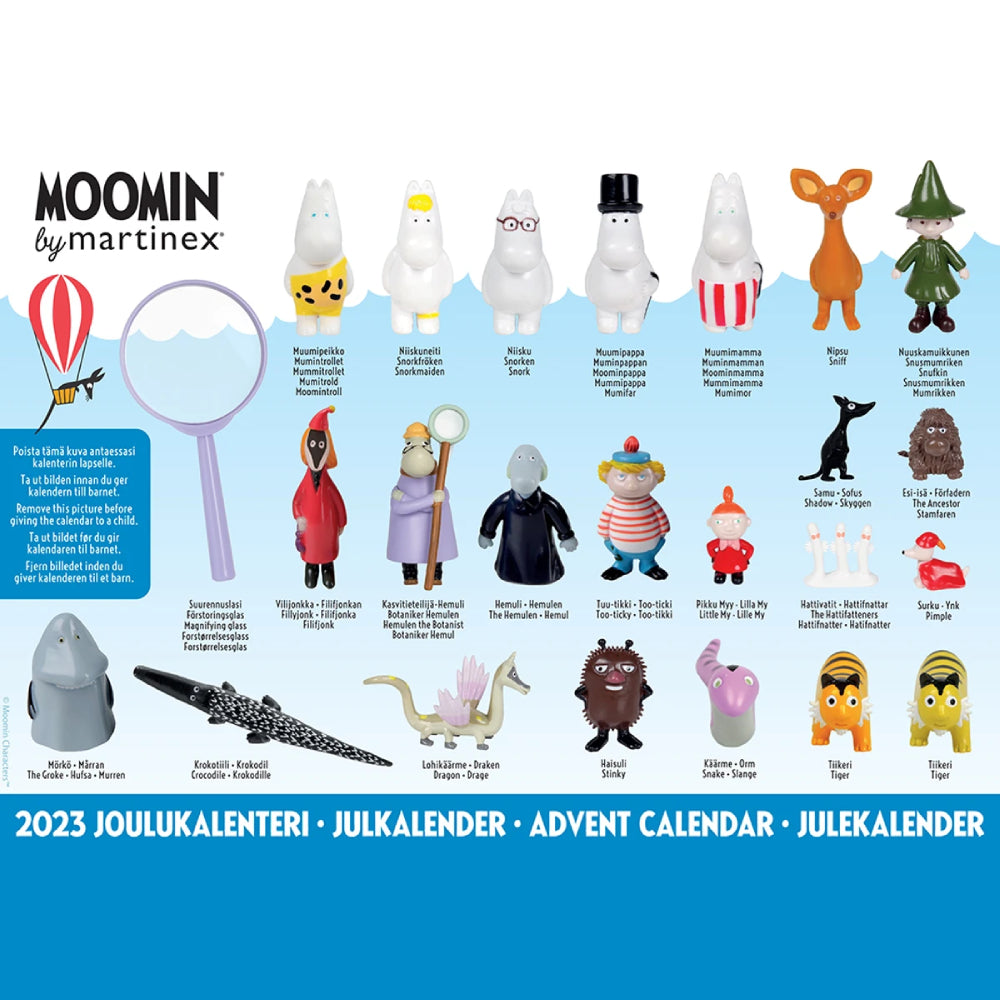 Moomin Toy Christmas Calendar 2023