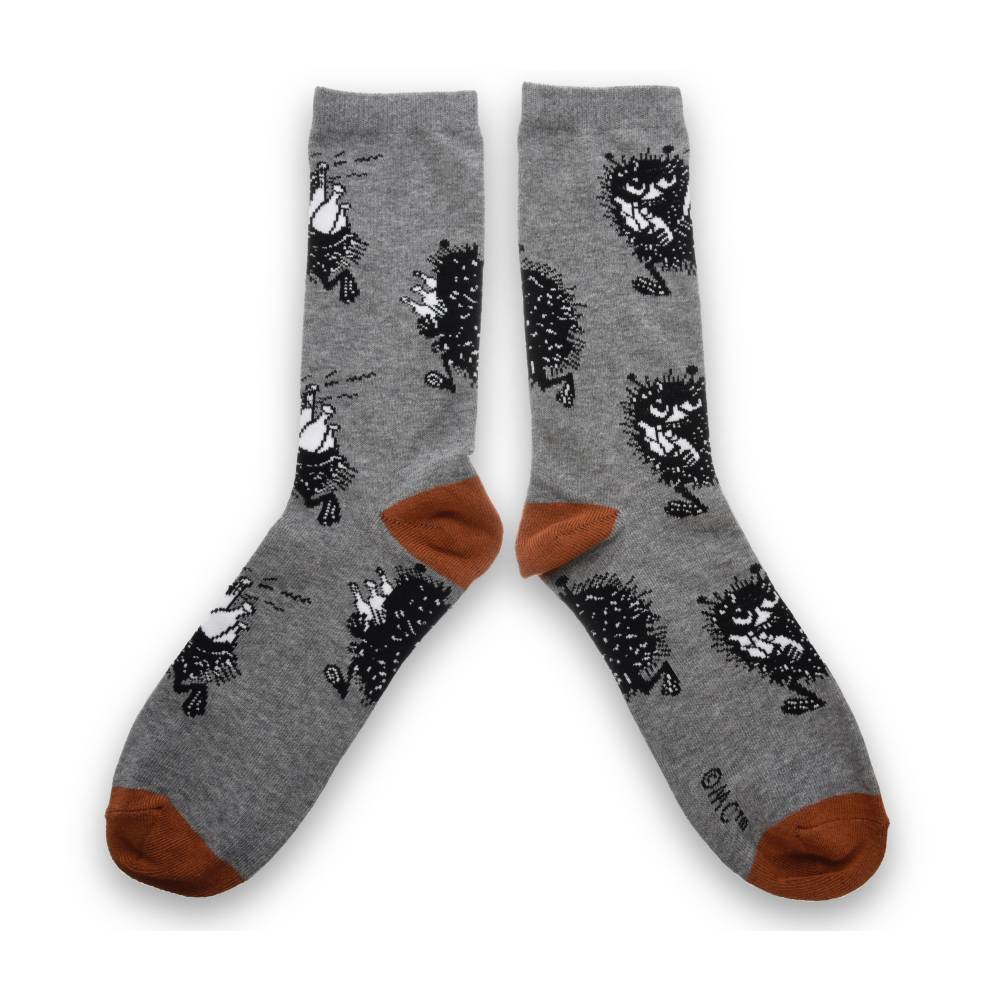 Moomin Socks Stinky Getaway Grey