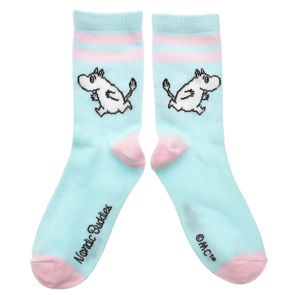Moomin Socks Retro Moomintroll Blue/Pink