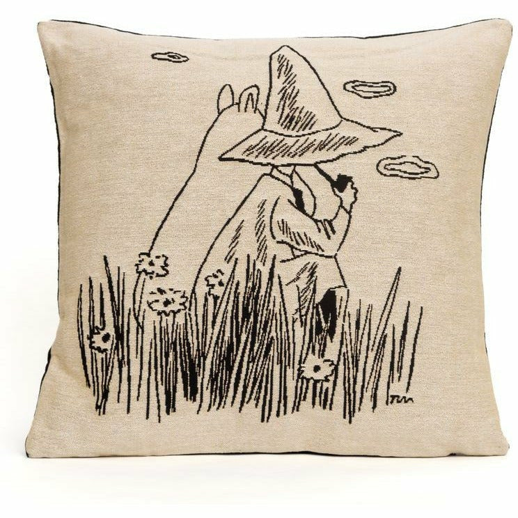 Moomintroll and Snufkin Cushion Cover