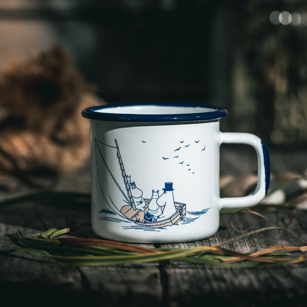 Moomin Enamel Mug 3.7 dl Sailors