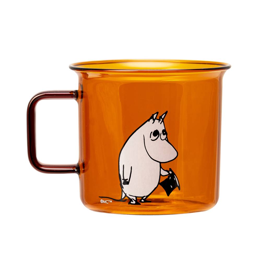 Moomin Glass Mug Moominpappa