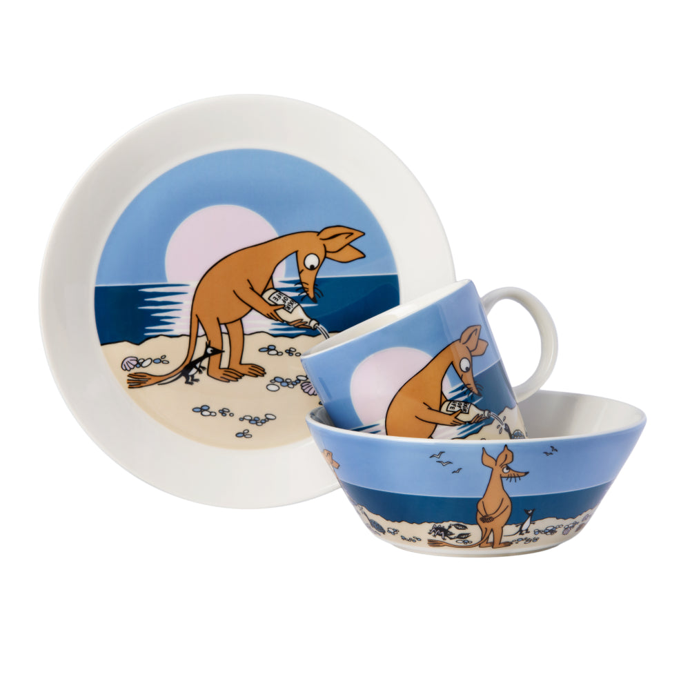 Moomin Bowl Sniff Blue