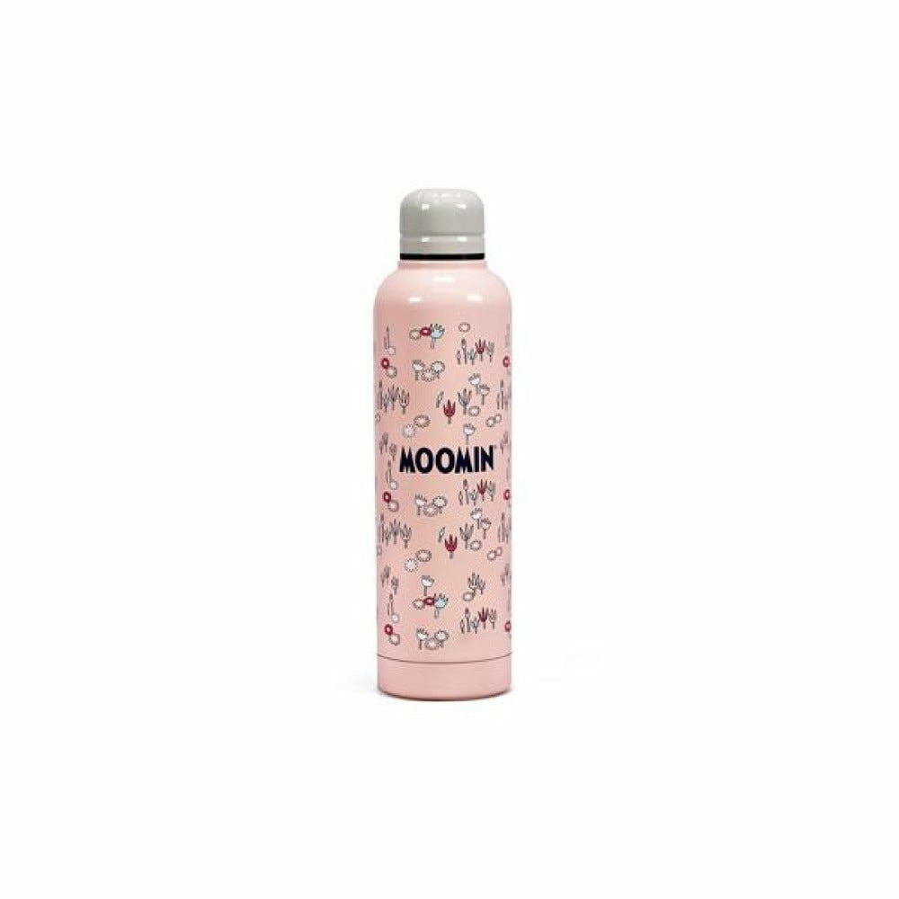 Moomin Metal Water Bottle Moomintroll Pink