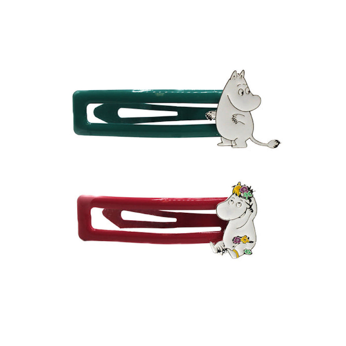 Enamel Hairclips Moomintroll And Snorkmaiden