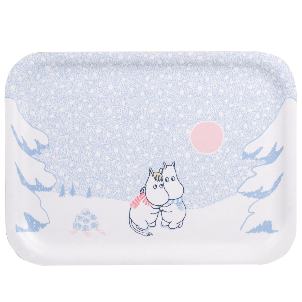 Moomin Tray Let it Snow 27 x 20 cm