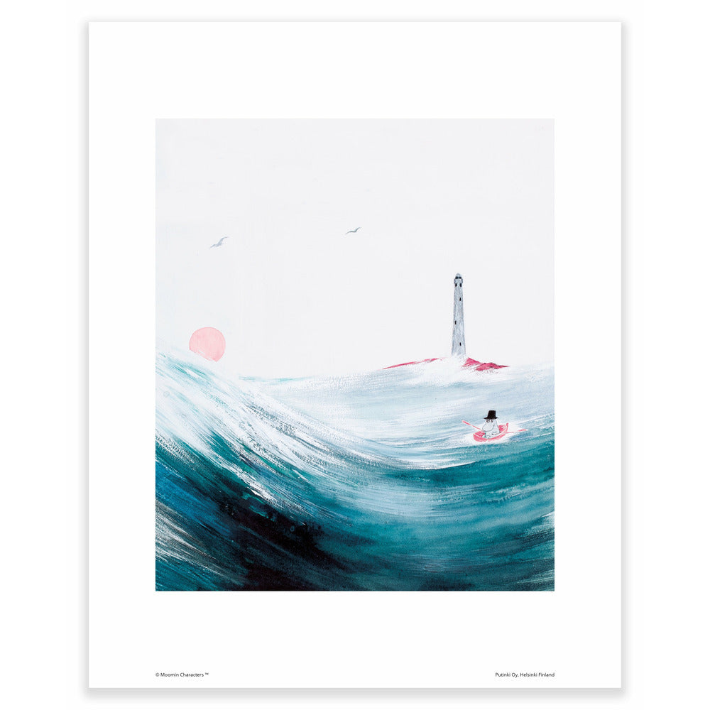 Poster Moominpappa At Sea small