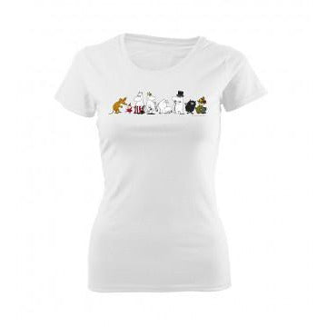 Moomin T-Shirt ladies Family White