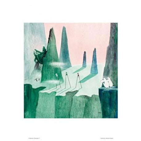 Poster Moomins and the Comet Chase small - .