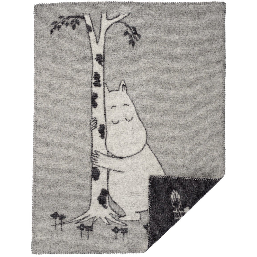 Moomin Tree Hug Woven Wool Blanket 65 x 90 cm - .