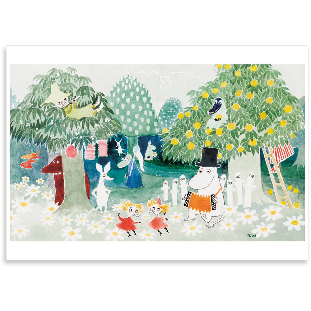 Greeting Card Finn Family Moomintroll - .