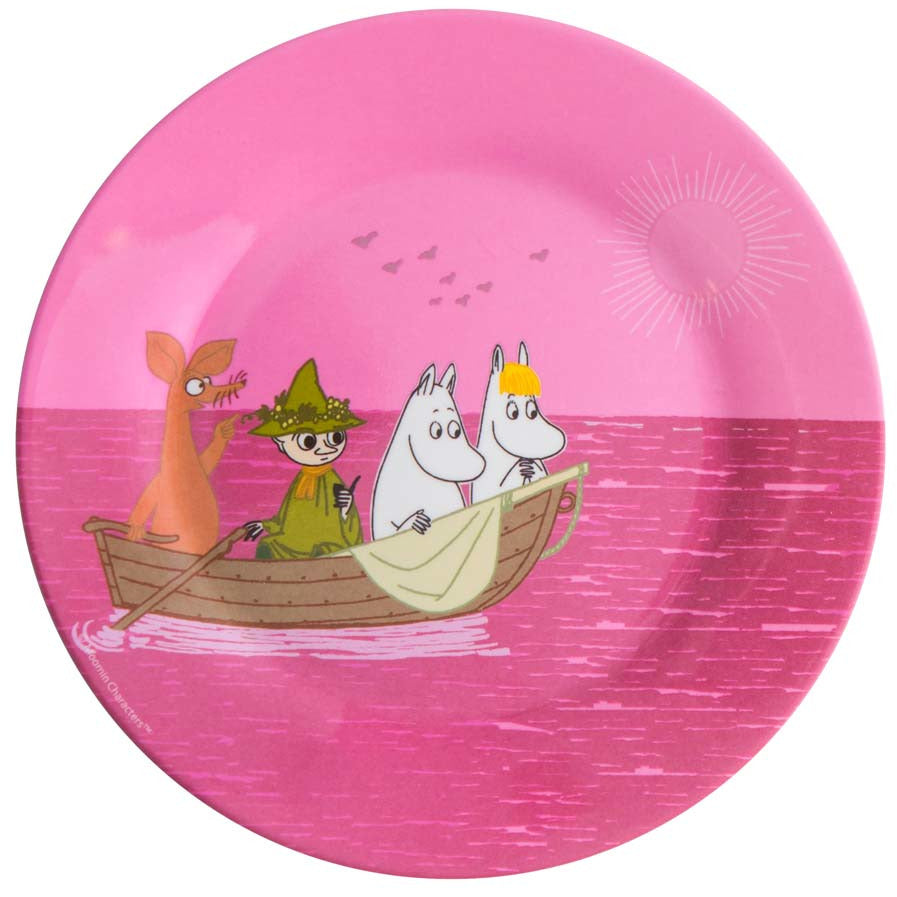 Plate Moomin Sea Pink
