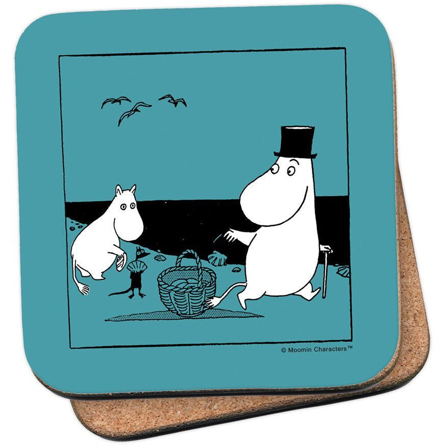 Coaster Moomintroll And Moominpappa on The Beach - .