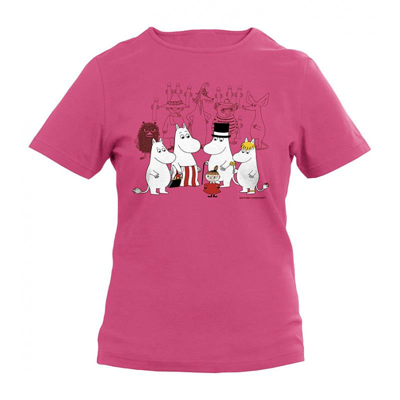 Moomin T-Shirt kids Residents Pink - .