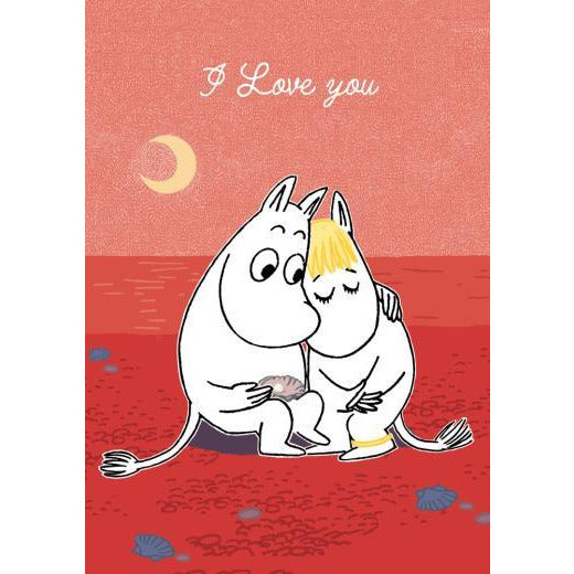 Greeting Card I Love You Red - .